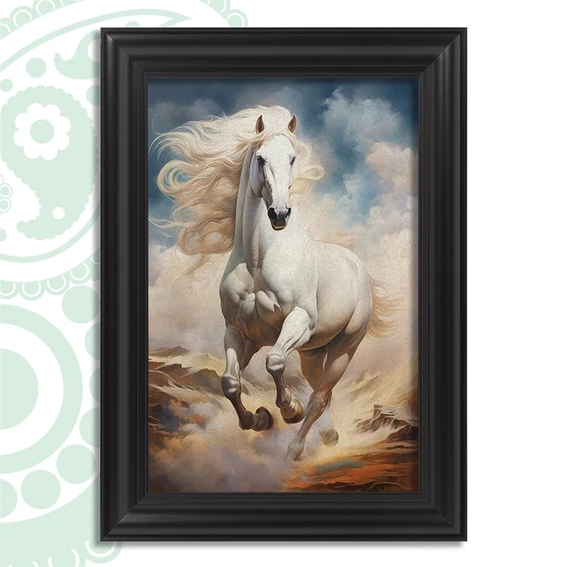 تابلو فرش طرح اسب کد TS-1282