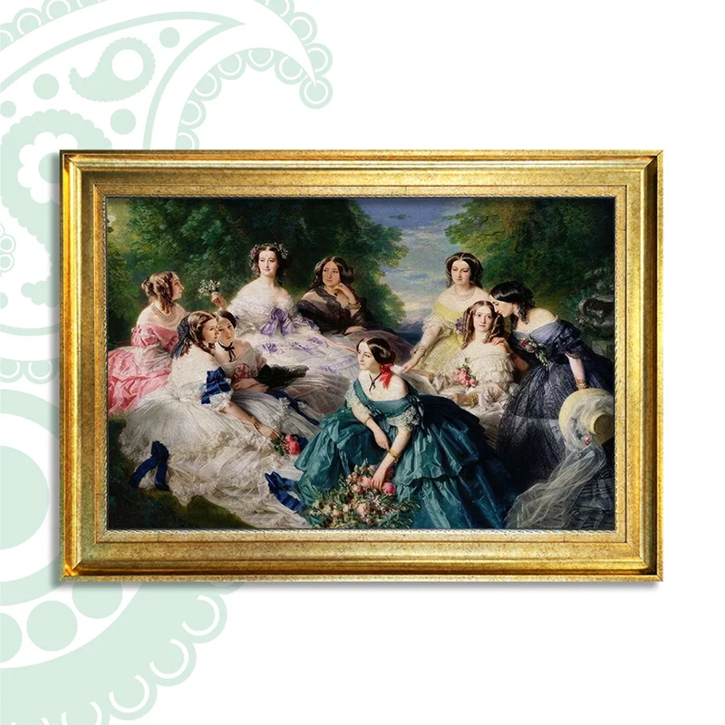 تابلو فرش طرح مهمانی کد TS-2508