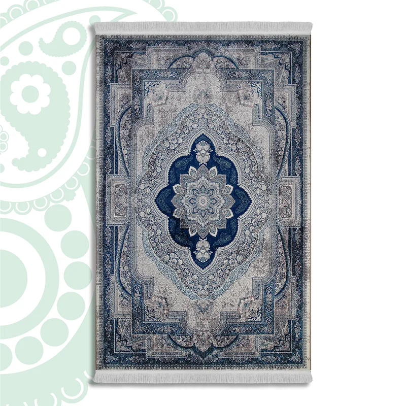 فرش ابریشم ماشینی یکرو کد SO-1008