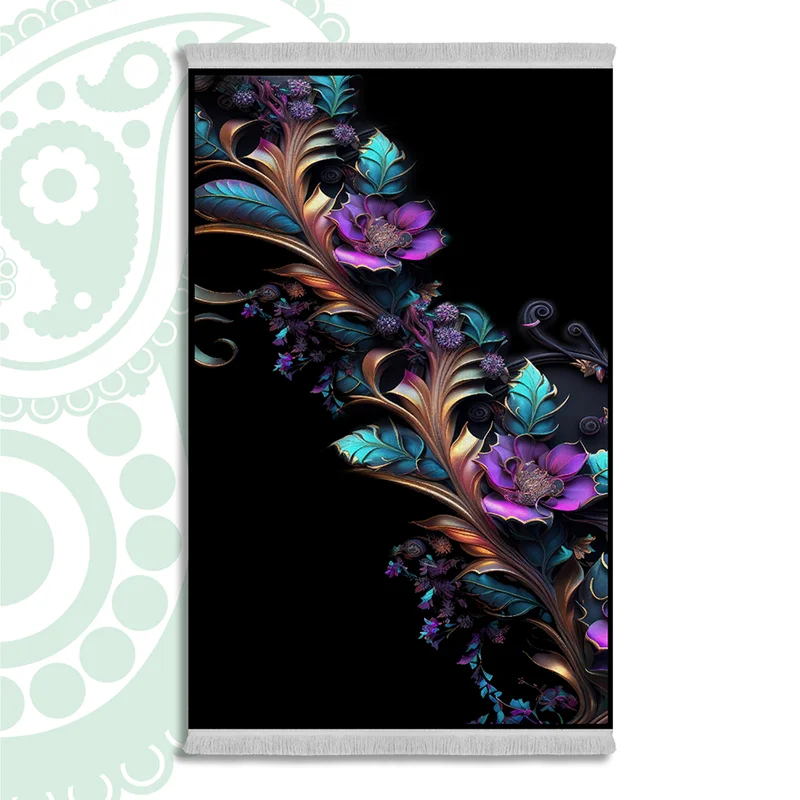 فرش ابریشم ماشینی یکرو کد SO-1040