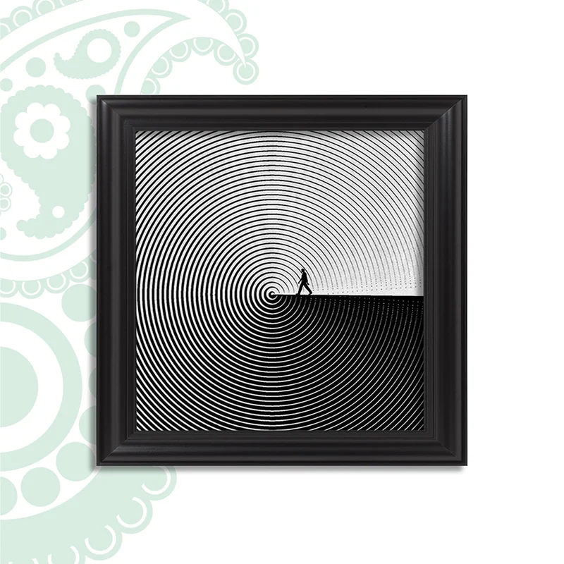 تابلو فرش طرح نقطه بی بازگشت کد TS-1307