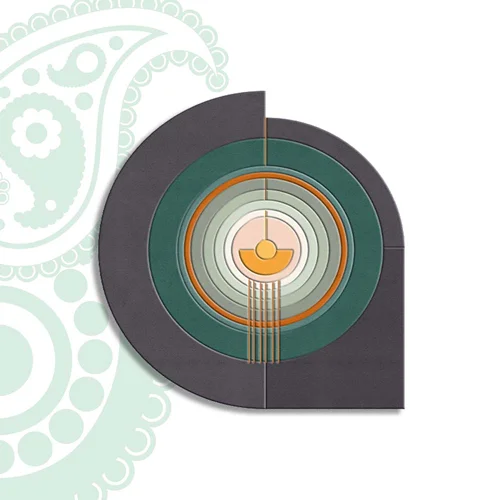 فرش ابریشم ماشینی مدرن کد SM-1004