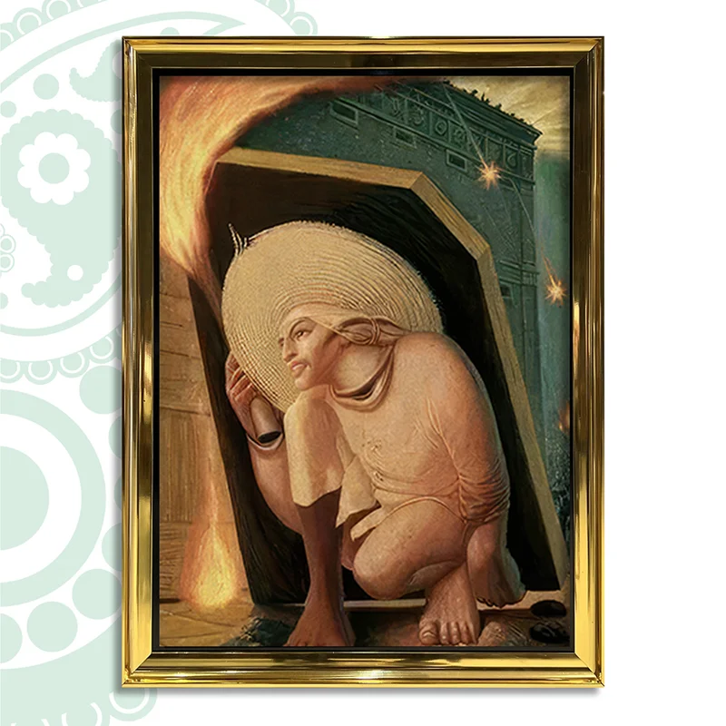 تابلو فرش طرح انتزاعی کد TS-1055