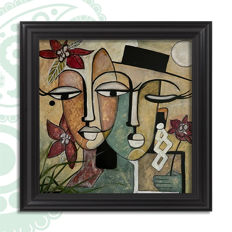 تابلو فرش طرح انتزاعی کد TS-1061