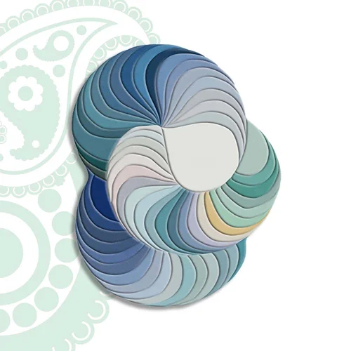 فرش ابریشم ماشینی مدرن کد SM-1011