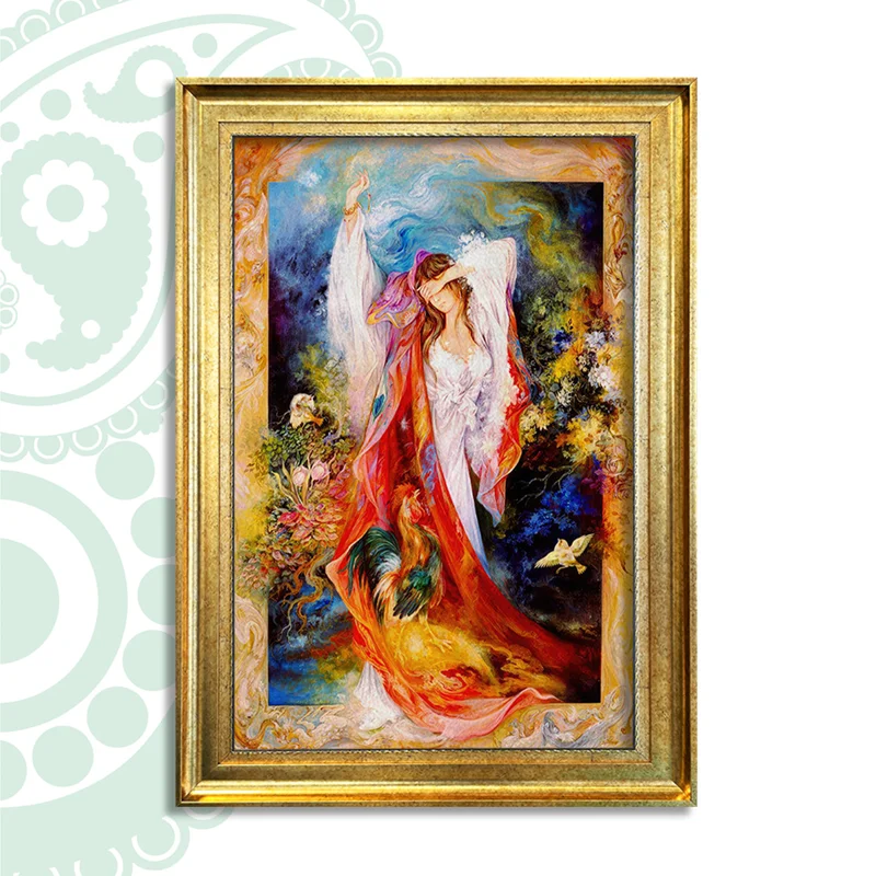 تابلو فرش طرح آهنگ دلربا کد TS-1264